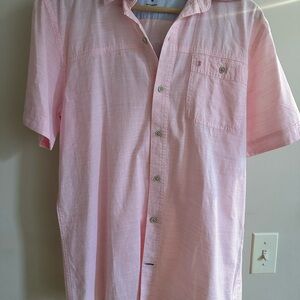 Men's Izod Pink Short Sleeve Shirt